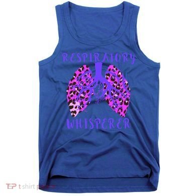 Respiratory Therapist Leopard Lung Whisperer Doctor Gift Tank Top