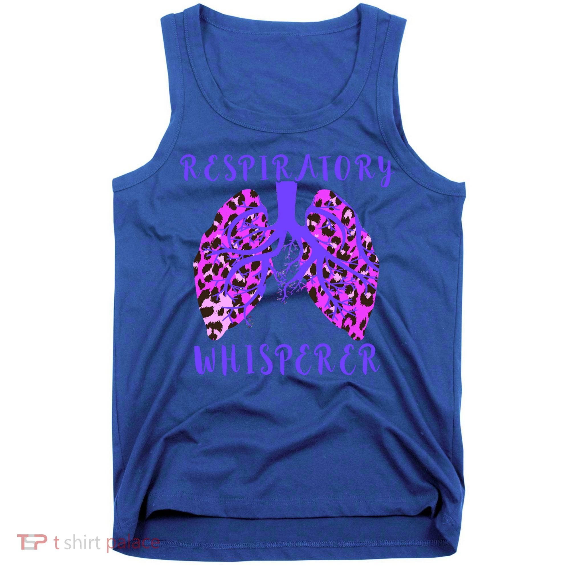 Respiratory Therapist Leopard Lung Whisperer Doctor Gift Tank Top