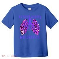 Respiratory Therapist Leopard Lung Whisperer Doctor Gift Toddler T-Shirt thumb 0
