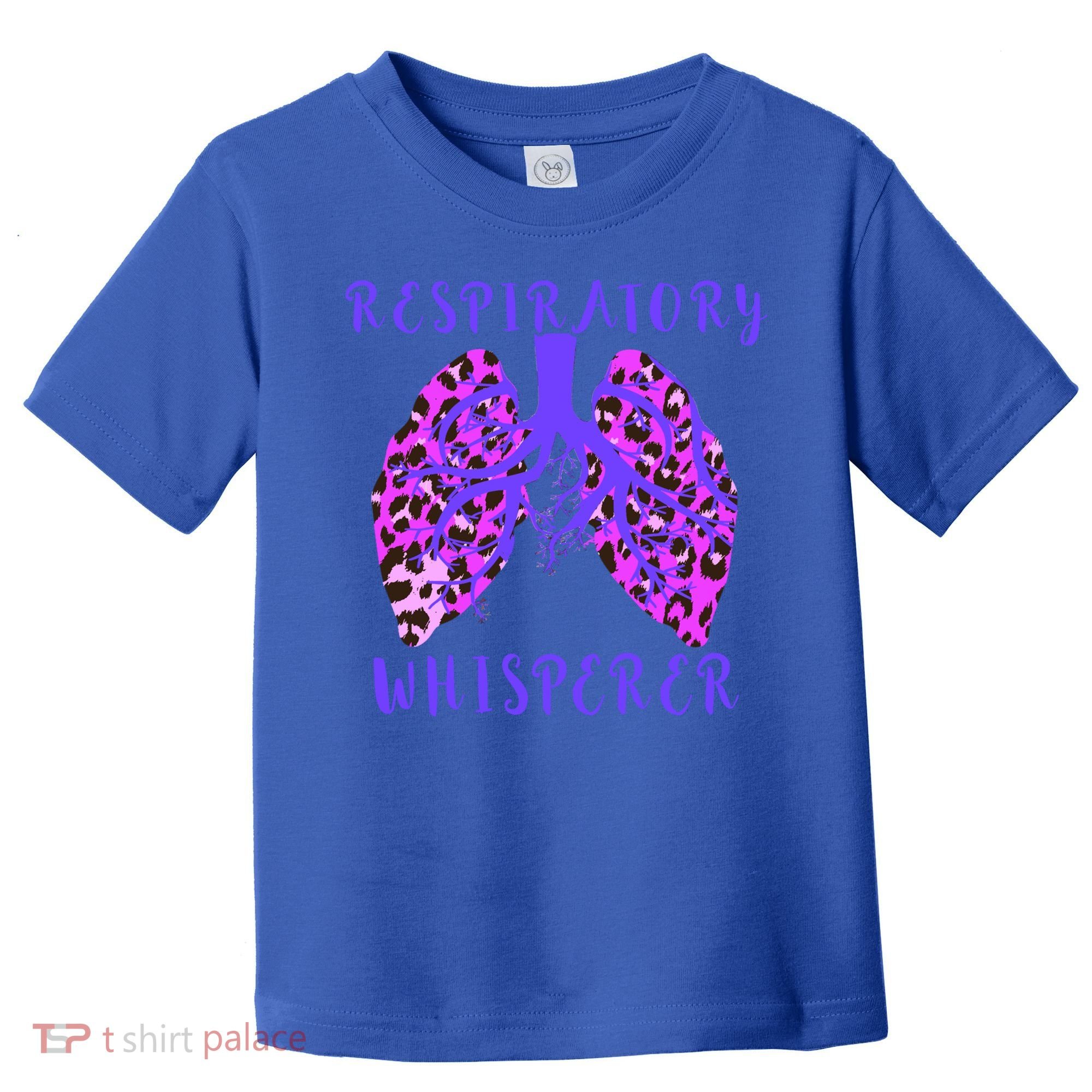 Respiratory Therapist Leopard Lung Whisperer Doctor Gift Toddler T-Shirt