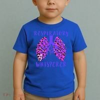Respiratory Therapist Leopard Lung Whisperer Doctor Gift Toddler T-Shirt thumb 2