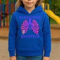 Respiratory Therapist Leopard Lung Whisperer Doctor Gift Kids Hoodie thumb 3