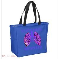 Respiratory Therapist Leopard Lung Whisperer Doctor Gift Tote Bag thumb 2