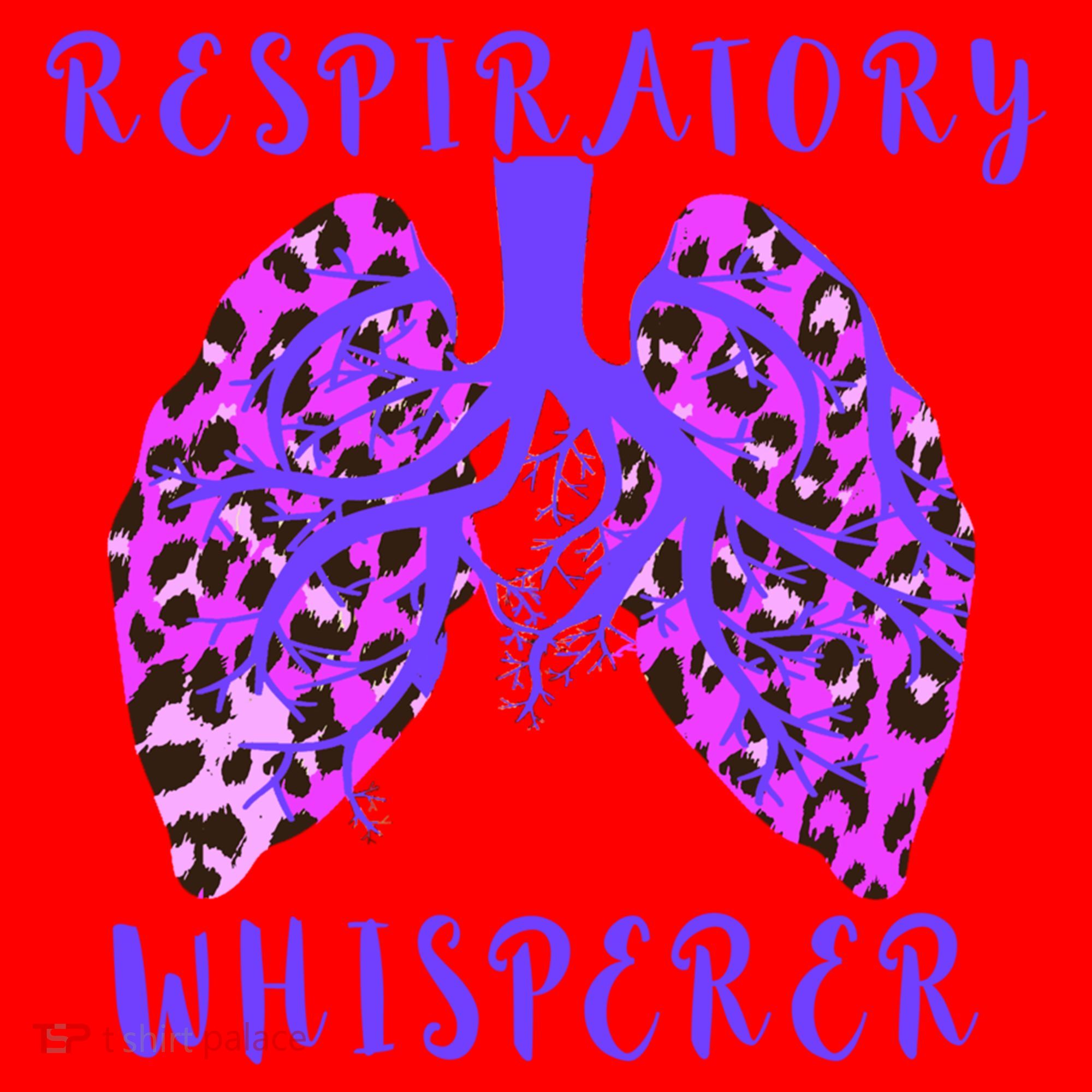 Respiratory Therapist Leopard Lung Whisperer Doctor Gift Santa Hat