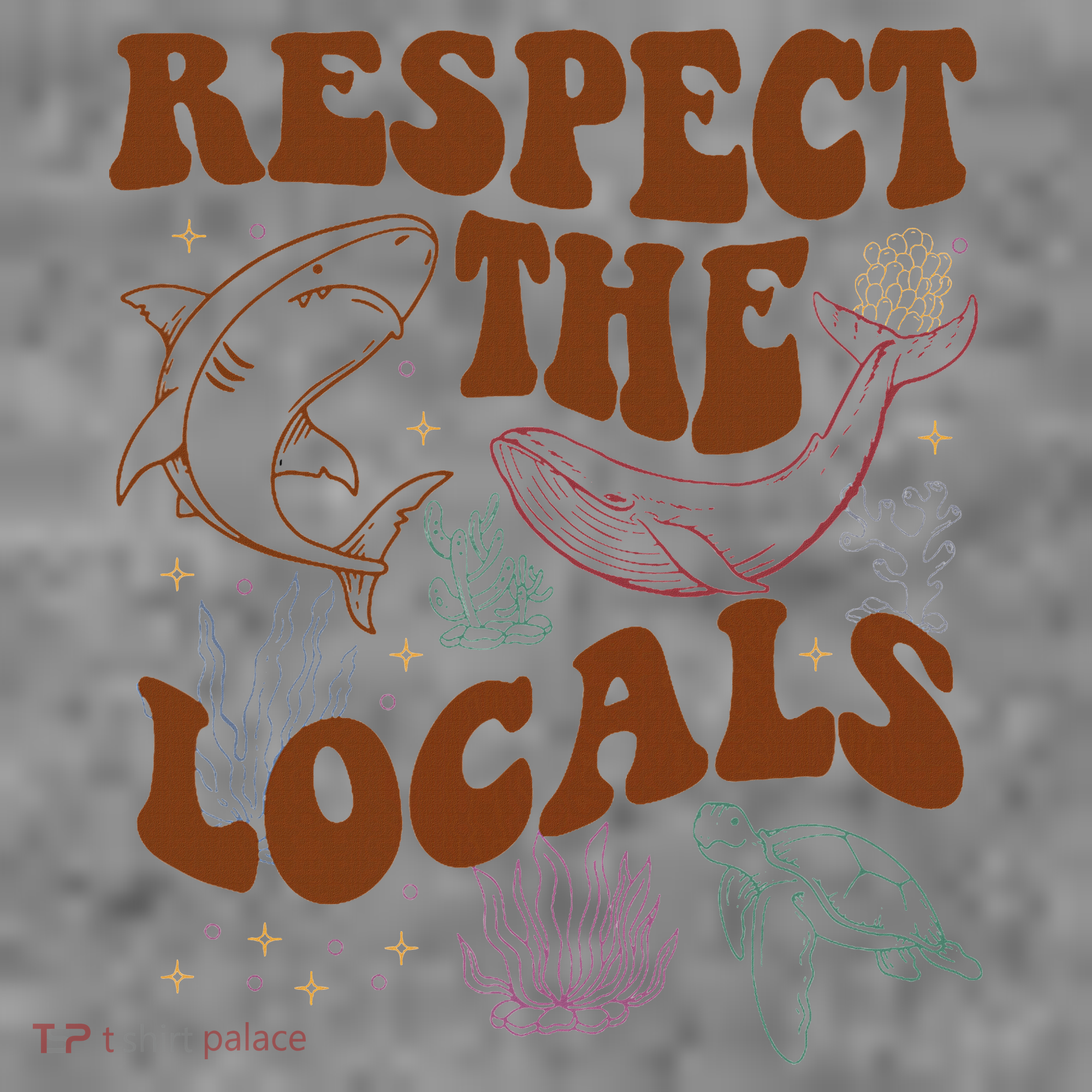 Respect The Locals Protect The Shark Save Our Oceans Retro Toddler Hoodie