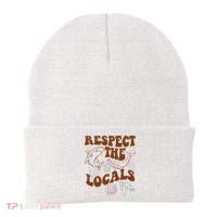 Respect The Locals Protect The Shark Save Our Oceans Retro Beanie thumb 0