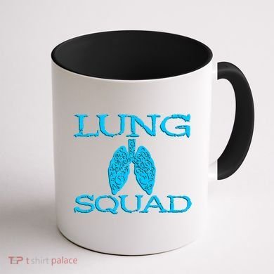 Respiratory Therapist Lung Squad Respiratory Therapy Team Gift Coffee Mug back
