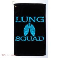 Respiratory Therapist Lung Squad Respiratory Therapy Team Gift Golf Towel thumb 0
