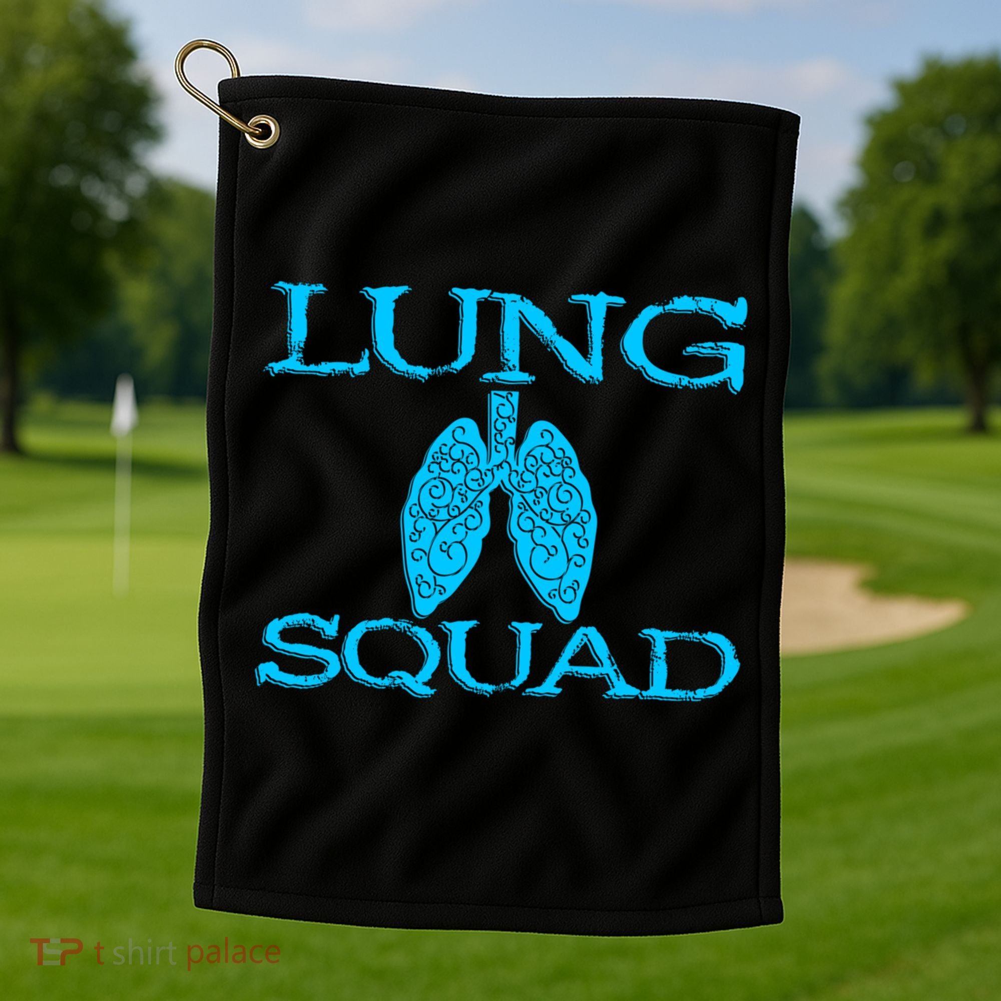 Respiratory Therapist Lung Squad Respiratory Therapy Team Gift Golf Towel