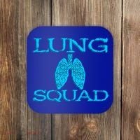 Respiratory Therapist Lung Squad Respiratory Therapy Team Gift Coaster thumb 0