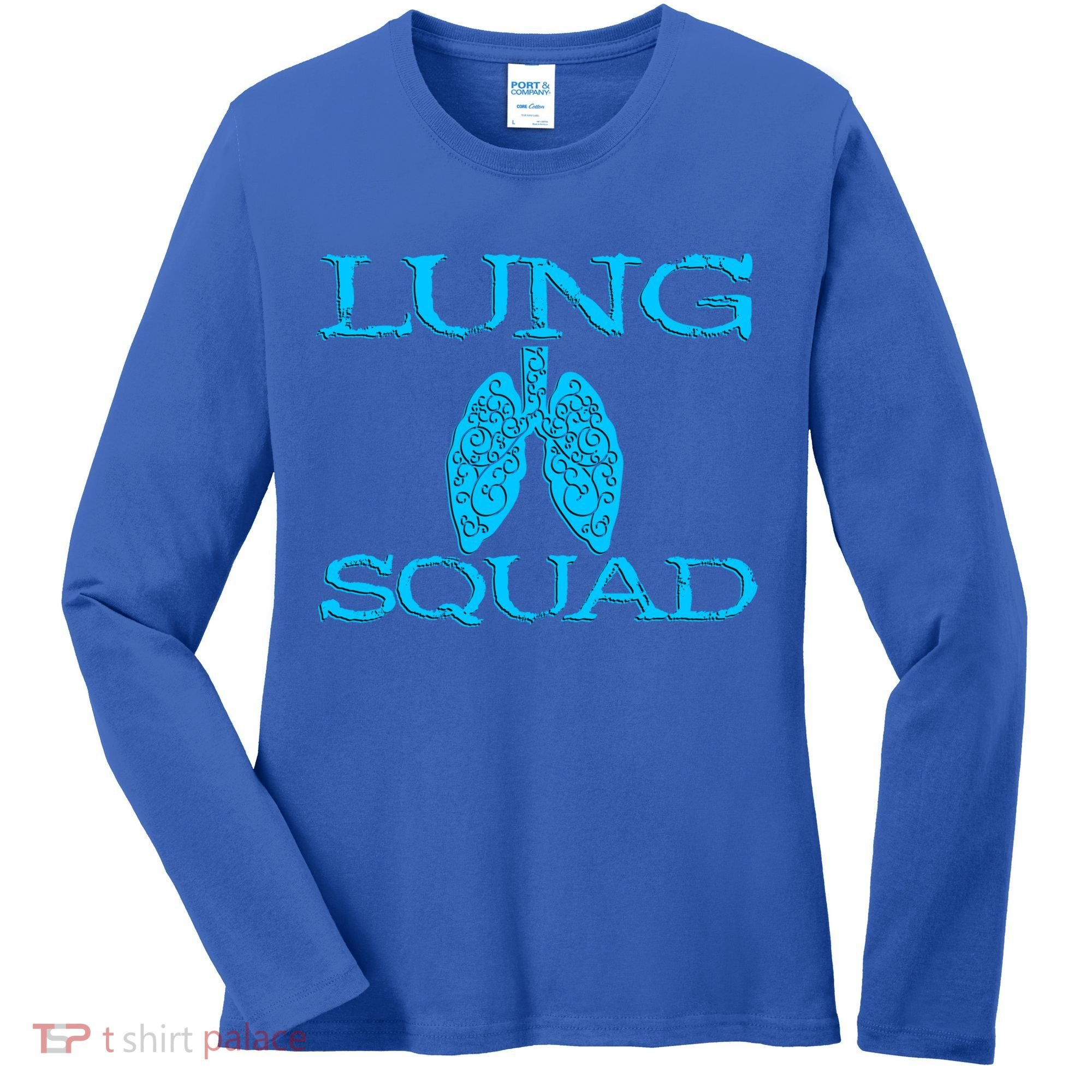 Respiratory Therapist Lung Squad Respiratory Therapy Team Gift Women's Long Sleeve Shirt