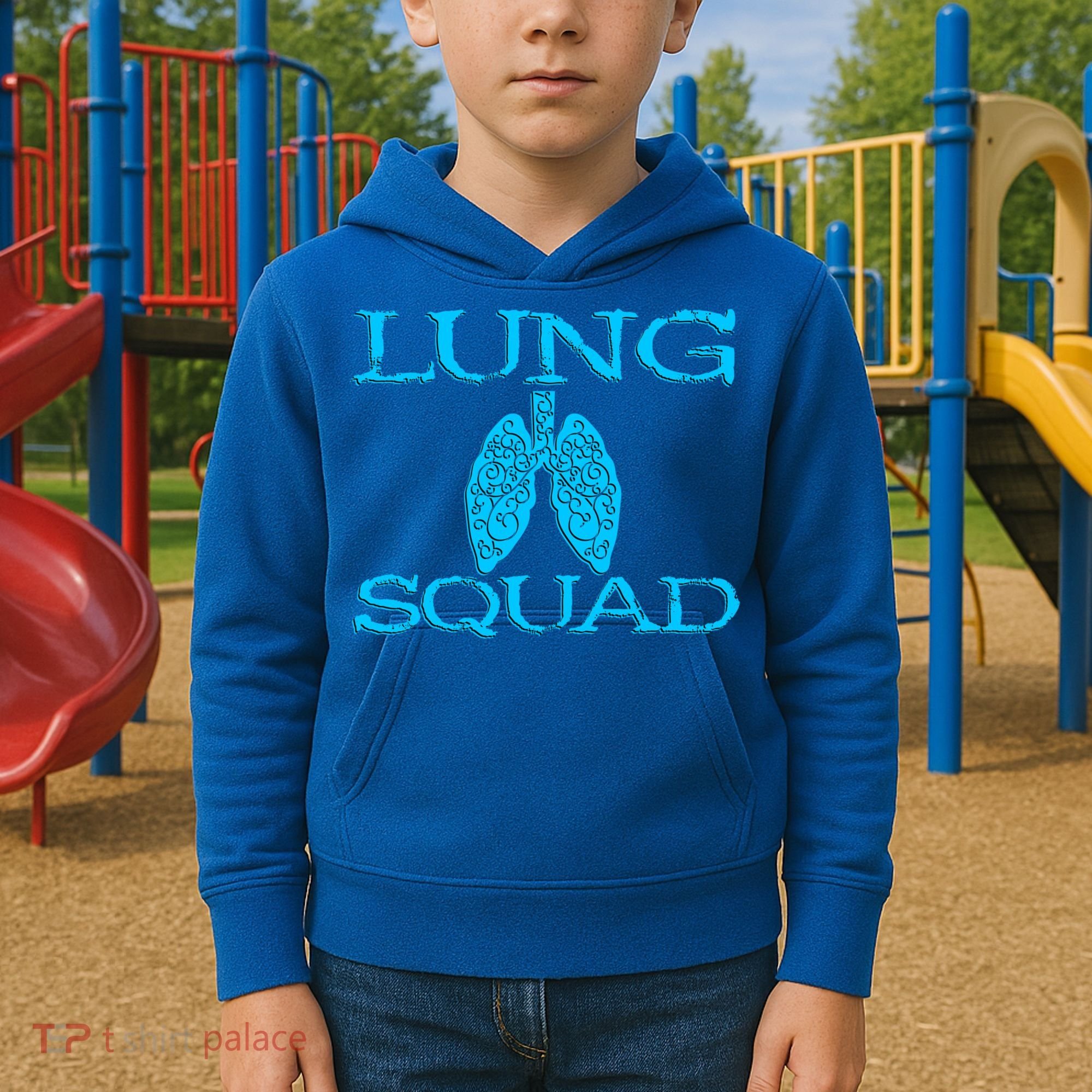 Respiratory Therapist Lung Squad Respiratory Therapy Team Gift Kids Hoodie