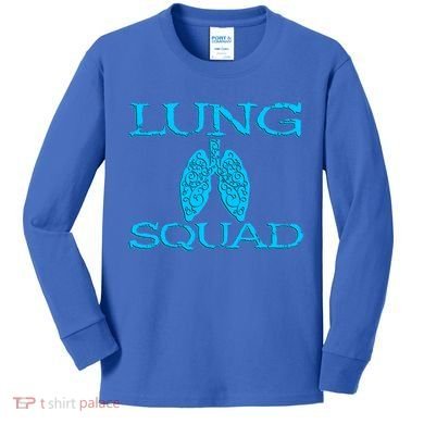 Respiratory Therapist Lung Squad Respiratory Therapy Team Gift Kids Long Sleeve Shirt