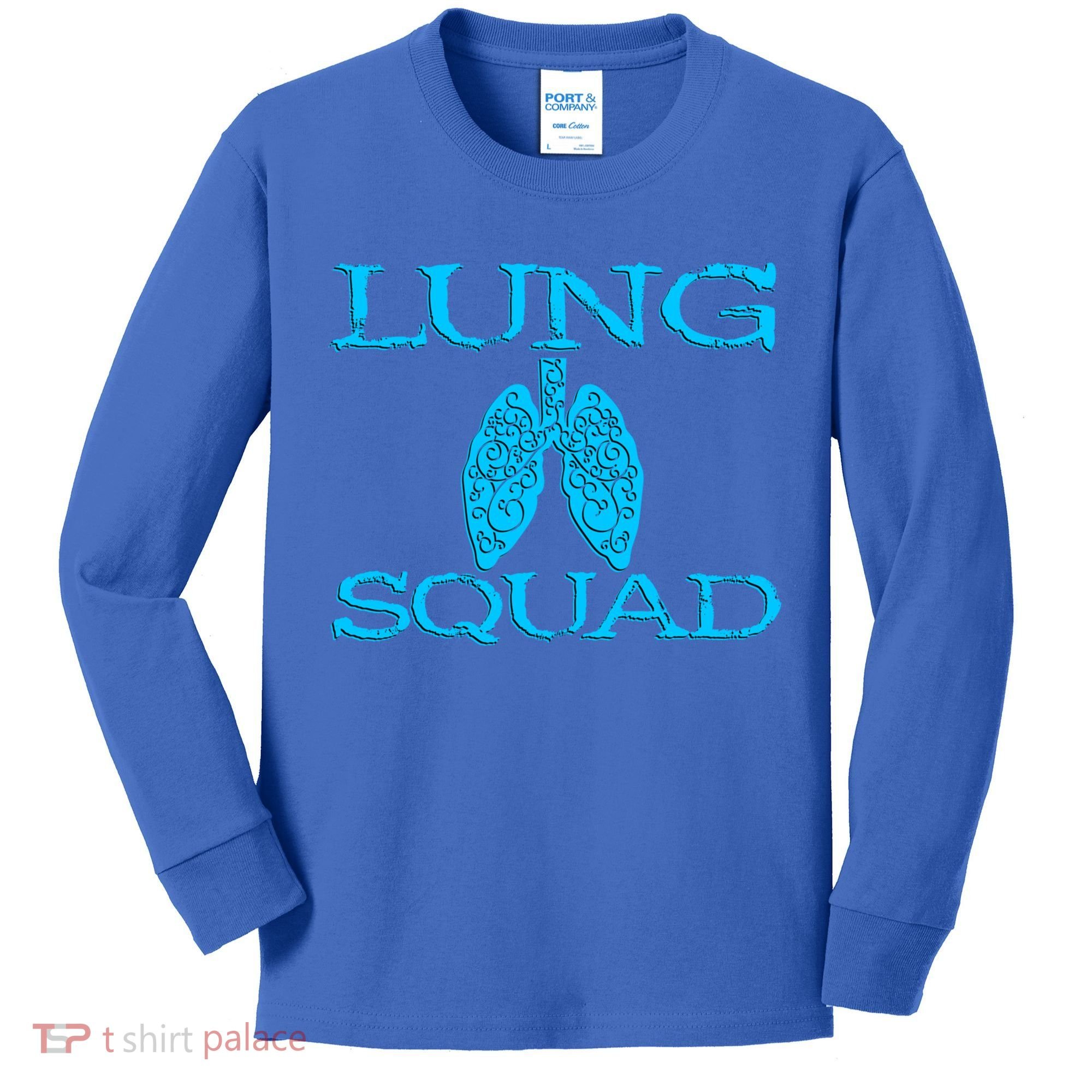 Respiratory Therapist Lung Squad Respiratory Therapy Team Gift Kids Long Sleeve Shirt