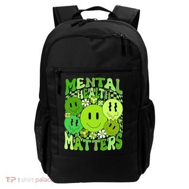 Retro Trippy Mental Health Matters Backpack