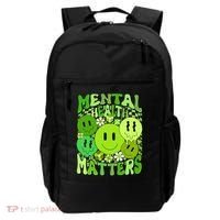 Retro Trippy Mental Health Matters Backpack thumb 0