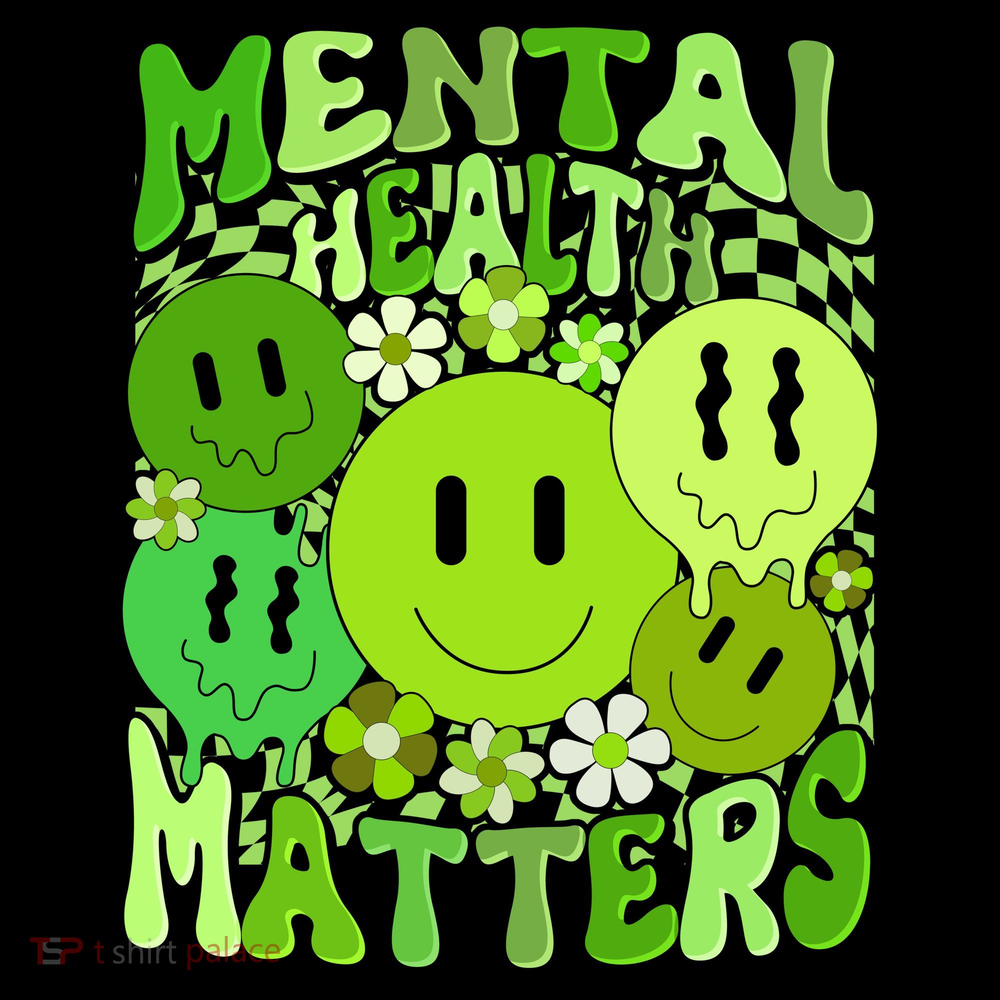 Retro Trippy Mental Health Matters Backpack
