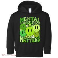 Retro Trippy Mental Health Matters Toddler Hoodie thumb 0