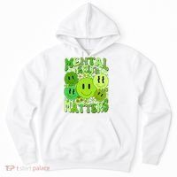 Retro Trippy Mental Health Matters Hoodie thumb 0