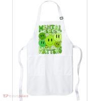 Retro Trippy Mental Health Matters Apron thumb 0