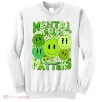 Retro Trippy Mental Health Matters Sweatshirt thumb 0