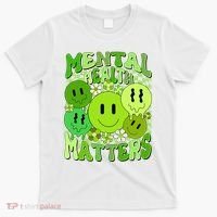 Retro Trippy Mental Health Matters T-Shirt thumb 0