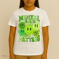 Retro Trippy Mental Health Matters T-Shirt thumb 4