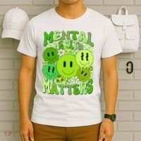 Retro Trippy Mental Health Matters T-Shirt thumb 6