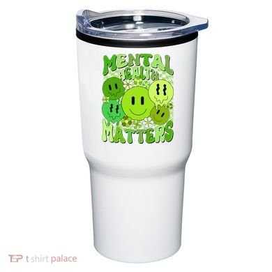 Retro Trippy Mental Health Matters Tumbler