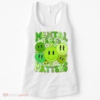 Retro Trippy Mental Health Matters Women's Tank Top thumb 0