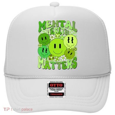 Retro Trippy Mental Health Matters Hat