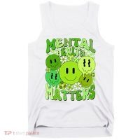 Retro Trippy Mental Health Matters Tank Top thumb 0