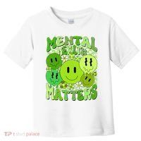 Retro Trippy Mental Health Matters Toddler T-Shirt thumb 0
