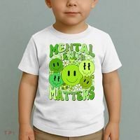 Retro Trippy Mental Health Matters Toddler T-Shirt thumb 2