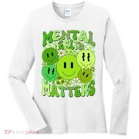 Retro Trippy Mental Health Matters Women's Long Sleeve Shirt thumb 0