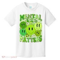Retro Trippy Mental Health Matters Kids T-Shirt thumb 0