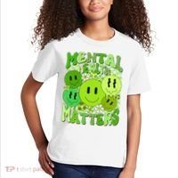 Retro Trippy Mental Health Matters Kids T-Shirt thumb 2