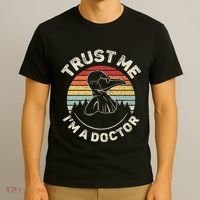 Retro Trust Me IM A Doctor Plague T-Shirt thumb 3
