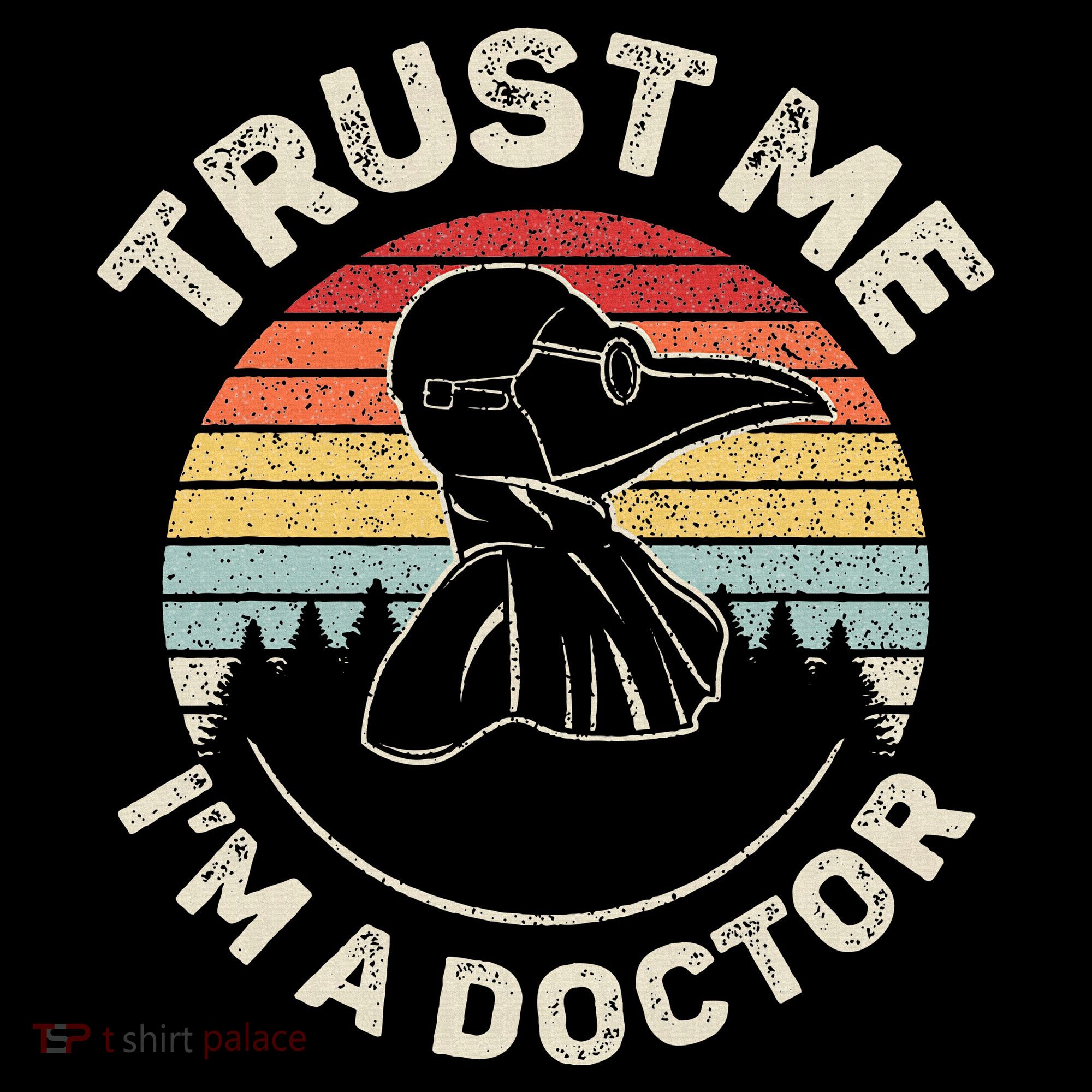 Retro Trust Me IM A Doctor Plague Coaster
