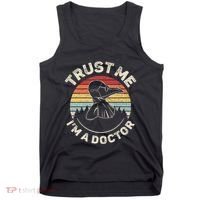 Retro Trust Me IM A Doctor Plague Tank Top thumb 0