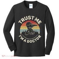 Retro Trust Me IM A Doctor Plague Kids Long Sleeve Shirt thumb 0