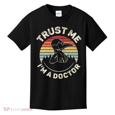Retro Trust Me IM A Doctor Plague Kids T-Shirt