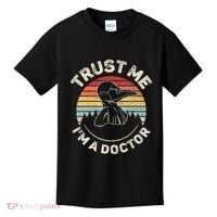 Retro Trust Me IM A Doctor Plague Kids T-Shirt thumb 0
