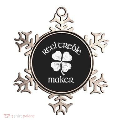 Reel Treble Maker Irish Dance Shamrock St Patricks Ornament