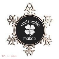 Reel Treble Maker Irish Dance Shamrock St Patricks Ornament thumb 0