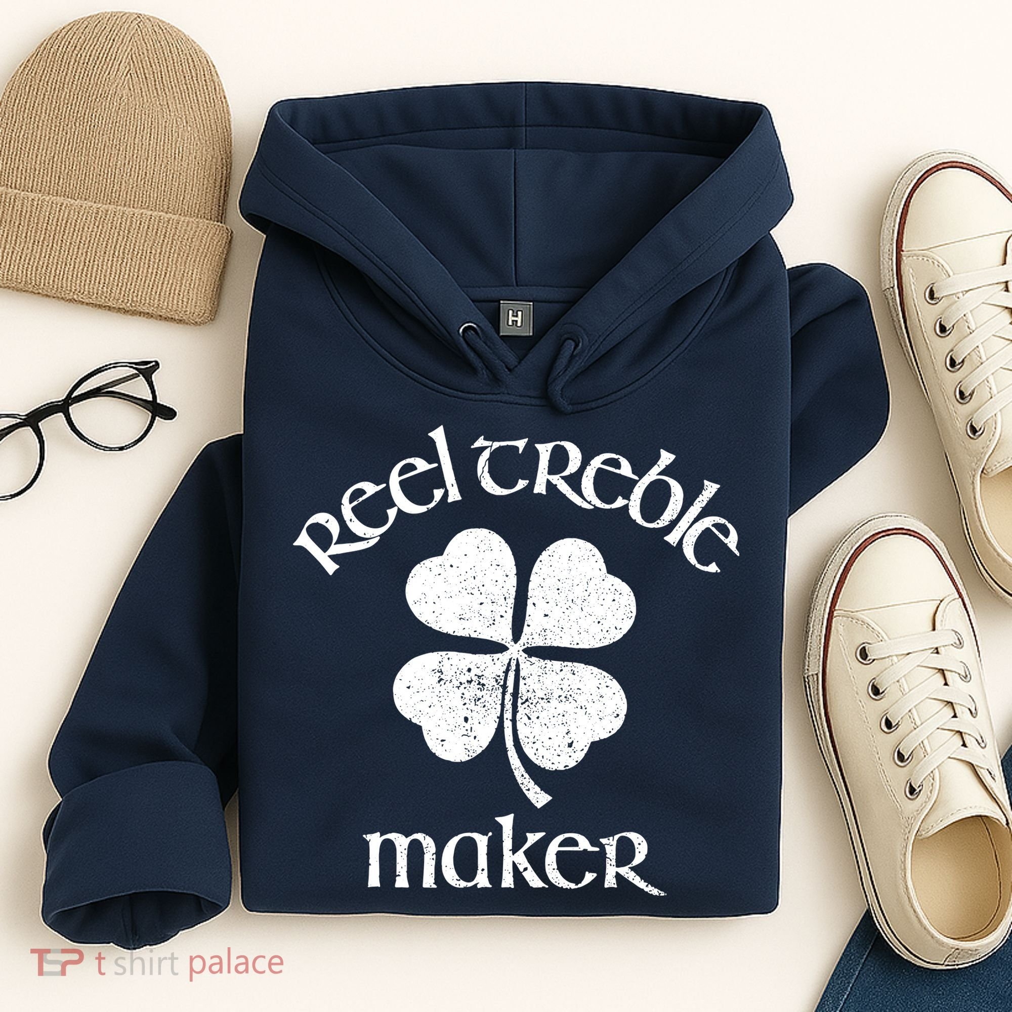 Reel Treble Maker Irish Dance Shamrock St Patricks Hoodie