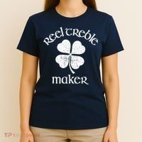Reel Treble Maker Irish Dance Shamrock St Patricks T-Shirt thumb 4