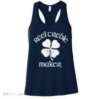 Reel Treble Maker Irish Dance Shamrock St Patricks Women's Tank Top thumb 0