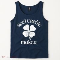 Reel Treble Maker Irish Dance Shamrock St Patricks Tank Top thumb 2