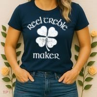 Reel Treble Maker Irish Dance Shamrock St Patricks Women's T-Shirt thumb 2